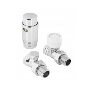 Kom.termo.prosty do podł.grzejnika (chrom)